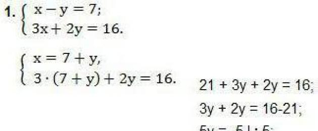 Система уравнений с двумя неизвестными примеры. Решение уравнений с двумя переменными