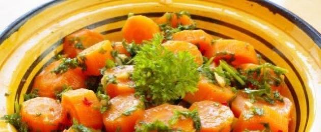 Carote per dimagrire: menu, ricette, recensioni.  Dieta delle carote