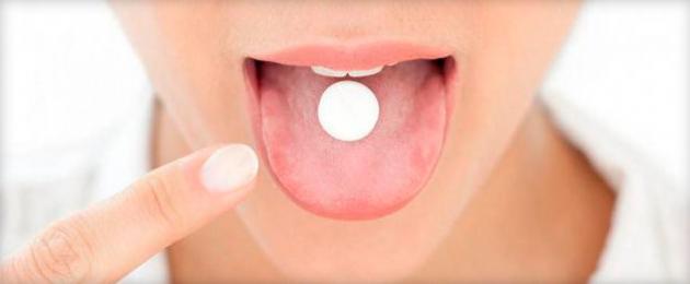 Come posizionare correttamente una compressa sotto la lingua.  Perché alcuni medicinali devono essere messi sotto la lingua?