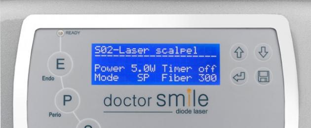 Отбеливание зубов лазером doctor smile d5. Диодный стоматологический лазер DOCTOR SMILE™ D5 с функцией лазерного отбеливания зубов