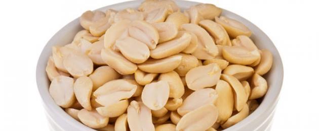 Tutto sui benefici delle arachidi per il corpo e sui possibili danni derivanti dal suo uso eccessivo.  Arachidi: benefici, danni e metodi di frittura
