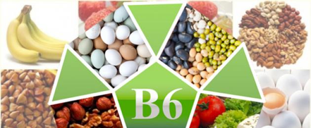 Vitamina B6.  A cosa serve la vitamina B6 (piridossina)?