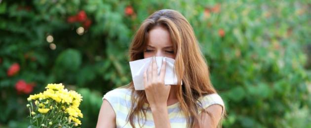 Come sbarazzarsi delle allergie stagionali ai fiori?  Allergia ai fiori: cause, sintomi e trattamento