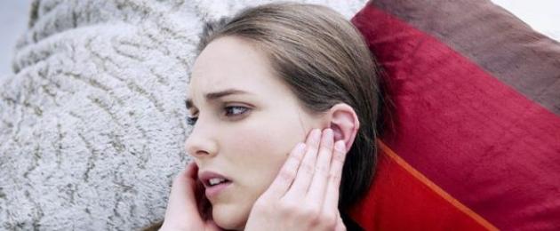 Cosa significano le orecchie chiuse quando si ha il raffreddore: un sintomo aggiuntivo, una complicazione o l'insorgenza di una nuova malattia.  Orecchio ripieno dopo un raffreddore: cosa fare