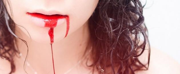 Почему во рту чувствуется вкус крови. Признаком чего может быть кровь в слюне без кашля