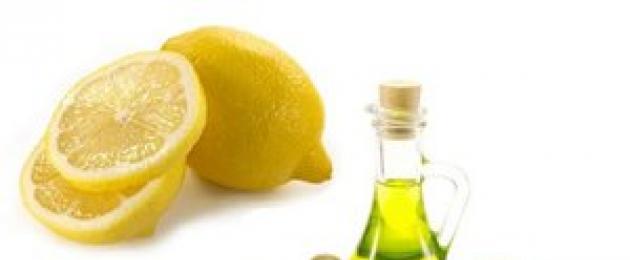 Лимонный сок и масло. Оливковое масло натощак: польза для организма