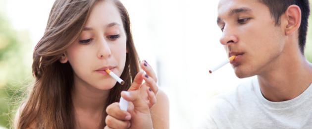 Come parlare ad un adolescente del fumo.  Cosa fare se un bambino inizia a fumare: come dovrebbero comportarsi i genitori per non aggravare la situazione