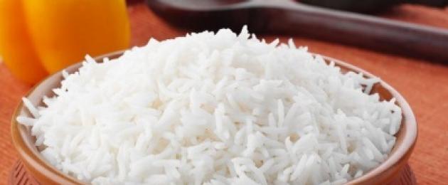 Decotto di riso per la diarrea: regole di preparazione e caratteristiche applicative.  Come cucinare l'acqua di riso: una ricetta con una foto