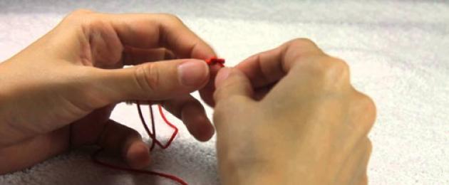 Зачем красная нить на запястье. Видео о том, как завязывать красную нить на запястье