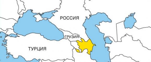 Интерактивная карта азербайджана. Азербайджан на карте