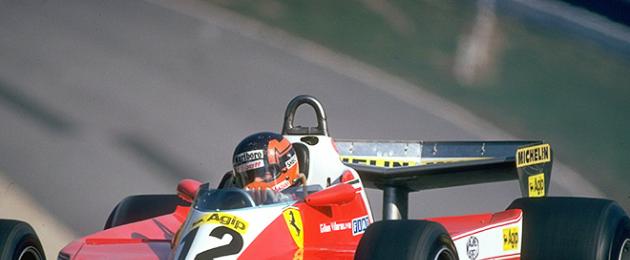 Il corridore di Villeneuve.  Gilles Villeneuve