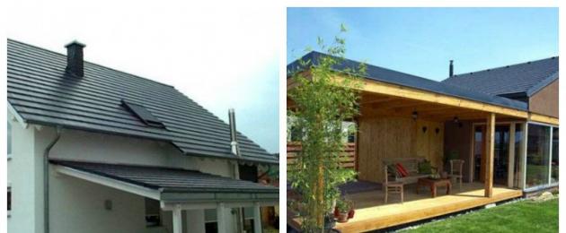 Bellissime tettoie per la casa in metallo.  Tipi di tettoie sopra il portico