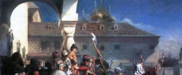 Rivolte degli arcieri.  Esecuzione di Streltsy: l'esecuzione più terribile nella storia russa Quale degli arcieri fu graziato da Pietro 1