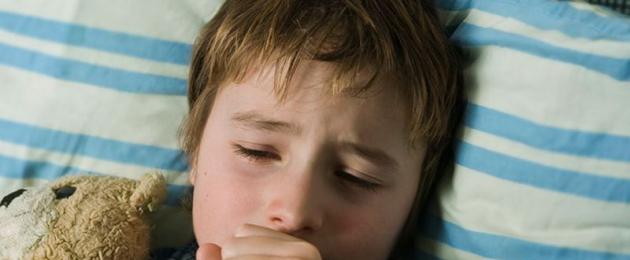 Pertosse nei bambini: sintomi e trattamento.  Tosse infettiva convulsiva - pertosse nei bambini: sintomi e trattamento, prevenzione, foto dei segni della malattia