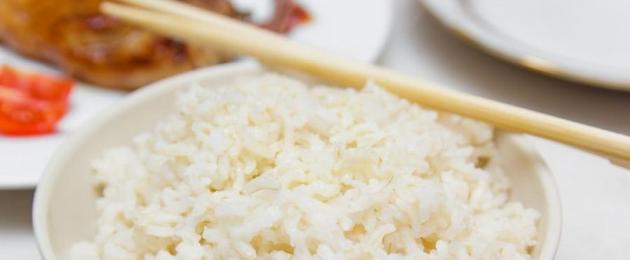 Рисовая диета что можно есть. Правила рисовой диеты