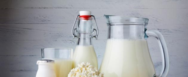 Список молочных продуктов и их польза. Полезные свойства молочных продуктов