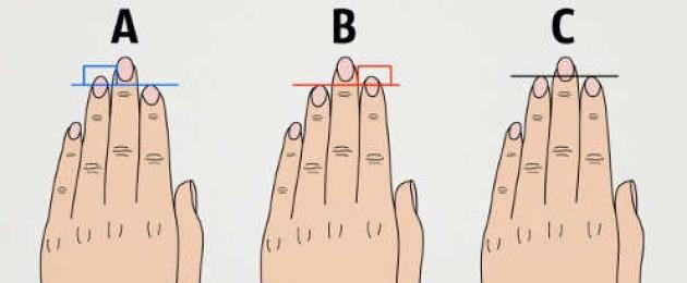  Что может рассказать о человеке длина его пальцев